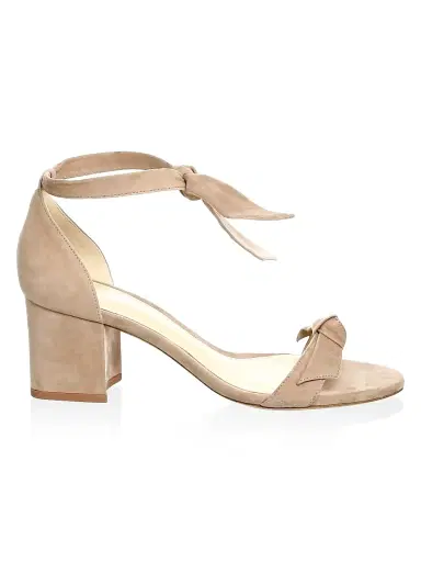 Alexandre Birman Women's Clarita Bow Suede Sandals | Thumbnail 1