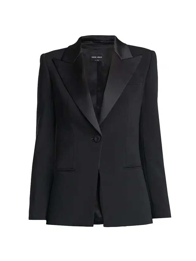 Giorgio Armani Women's Tuxedo Jacket - Printed