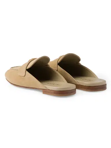Prada Women's Suede Sabots Mules | Thumbnail 3