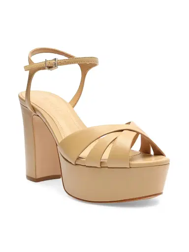 Schutz Women's Keefa 100MM Leather Platform Sandals - Size 11 | Thumbnail 2