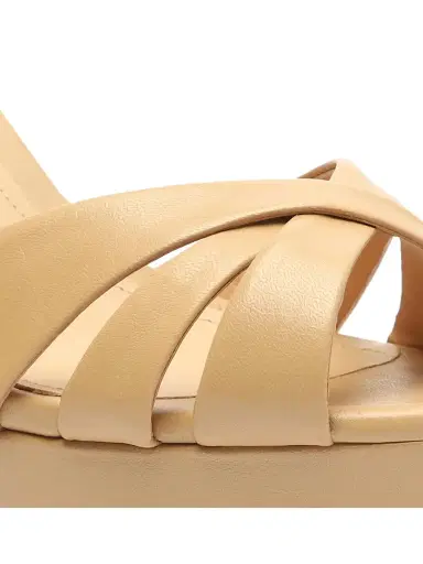 Schutz Women's Keefa 100MM Leather Platform Sandals - Size 11 | Thumbnail 7
