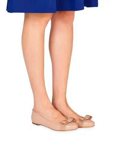 Ferragamo Women's Varina Patent Leather Ballet Flats | Thumbnail 5 Ferragamo Women's Varina Patent Leather Ballet Flats | Thumbnail 5