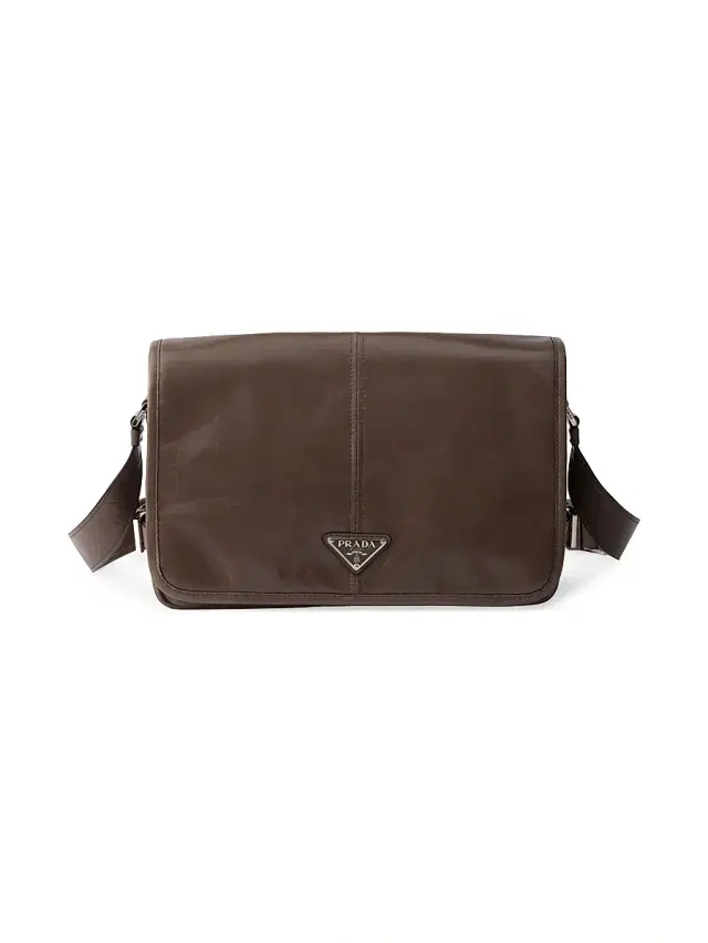 Prada Men's Leather Shoulder Bag Brown