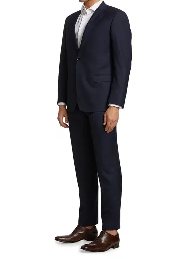 Giorgio Armani Men's Wool Two-Piece Suit | Thumbnail 4 Giorgio Armani Men's Wool Two-Piece Suit | Thumbnail 4
