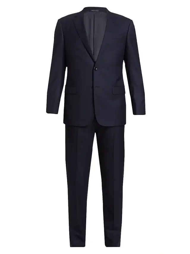 Giorgio Armani Men's Wool Two-Piece Suit - Navy