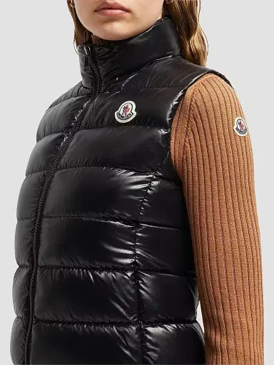 Moncler Women's Ghany Puffer Vest - Black - Size XXL | Thumbnail 4 Moncler Women's Ghany Puffer Vest - Black - Size XXL | Thumbnail 4