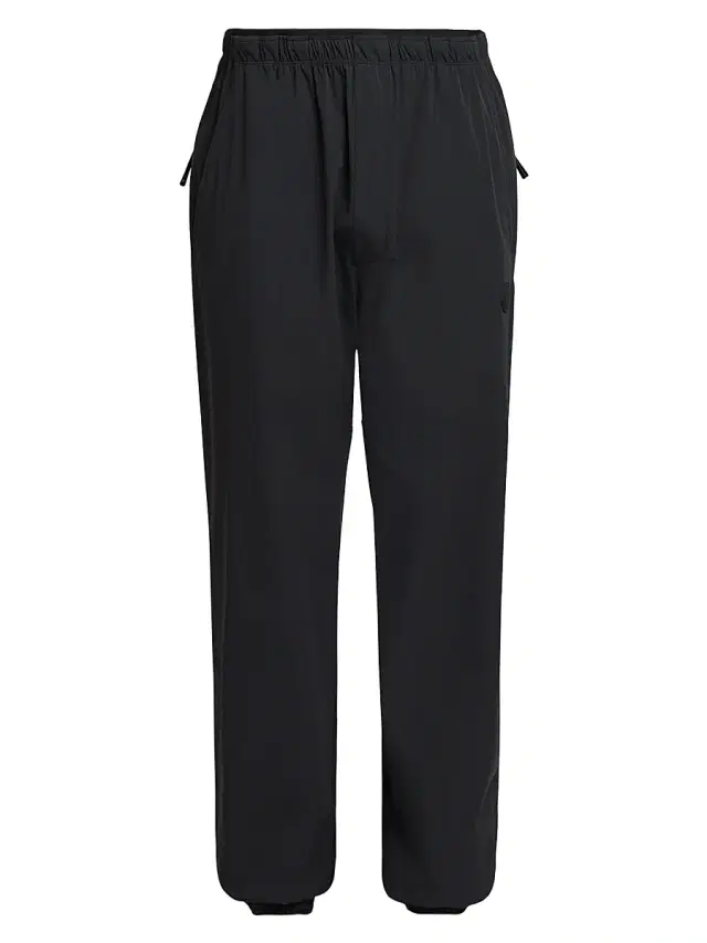 Men's Logo Patch Pants - Black