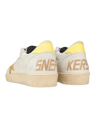 Golden Goose Men's Ball Star Leather & Suede Sneakers | Thumbnail 3 Golden Goose Men's Ball Star Leather & Suede Sneakers | Thumbnail 3