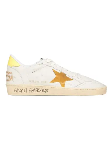 Golden Goose Men's Ball Star Leather & Suede Sneakers | Thumbnail 1 Golden Goose Men's Ball Star Leather & Suede Sneakers | Thumbnail 1