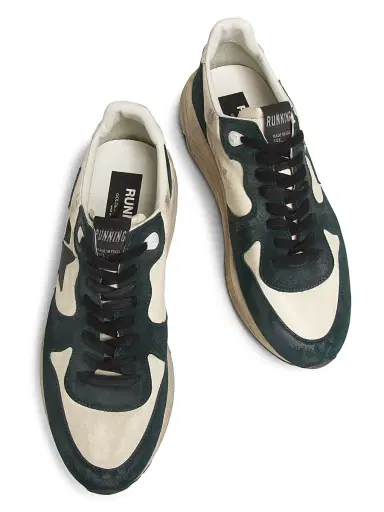 Golden Goose Men's Running Sole Leather Sneakers | Thumbnail 4 Golden Goose Men's Running Sole Leather Sneakers | Thumbnail 4