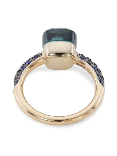 Pomellato Women's Nudo Classic Petit Two-Tone 18K Gold & Multi-Stone Ring - Blue | Thumbnail 3 Pomellato Women's Nudo Classic Petit Two-Tone 18K Gold & Multi-Stone Ring - Blue | Thumbnail 3