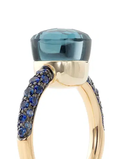 Pomellato Women's Nudo Classic Petit Two-Tone 18K Gold & Multi-Stone Ring - Blue | Thumbnail 4 Pomellato Women's Nudo Classic Petit Two-Tone 18K Gold & Multi-Stone Ring - Blue | Thumbnail 4