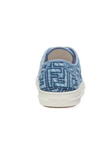 Fendi Women's Domino Low-Top Sneakers - Blue | Thumbnail 2 Fendi Women's Domino Low-Top Sneakers - Blue | Thumbnail 2