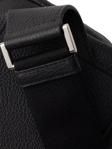 Prada Men's Leather Shoulder Bag - Black | Thumbnail 6