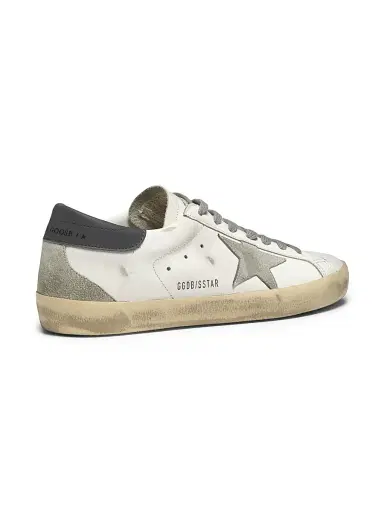 Golden Goose Men's Super Star Leather Sneakers | Thumbnail 3 Golden Goose Men's Super Star Leather Sneakers | Thumbnail 3