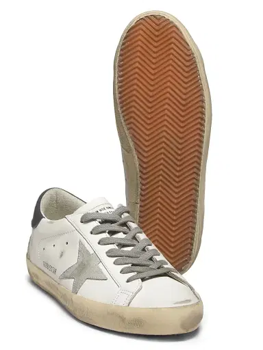 Golden Goose Men's Super Star Leather Sneakers | Thumbnail 6 Golden Goose Men's Super Star Leather Sneakers | Thumbnail 6