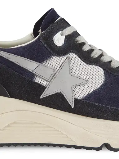 Golden Goose Men's Running Sole Low-Top Sneakers - Silver Blue Grey - Size 12 | Thumbnail 7 Golden Goose Men's Running Sole Low-Top Sneakers - Silver Blue Grey - Size 12 | Thumbnail 7