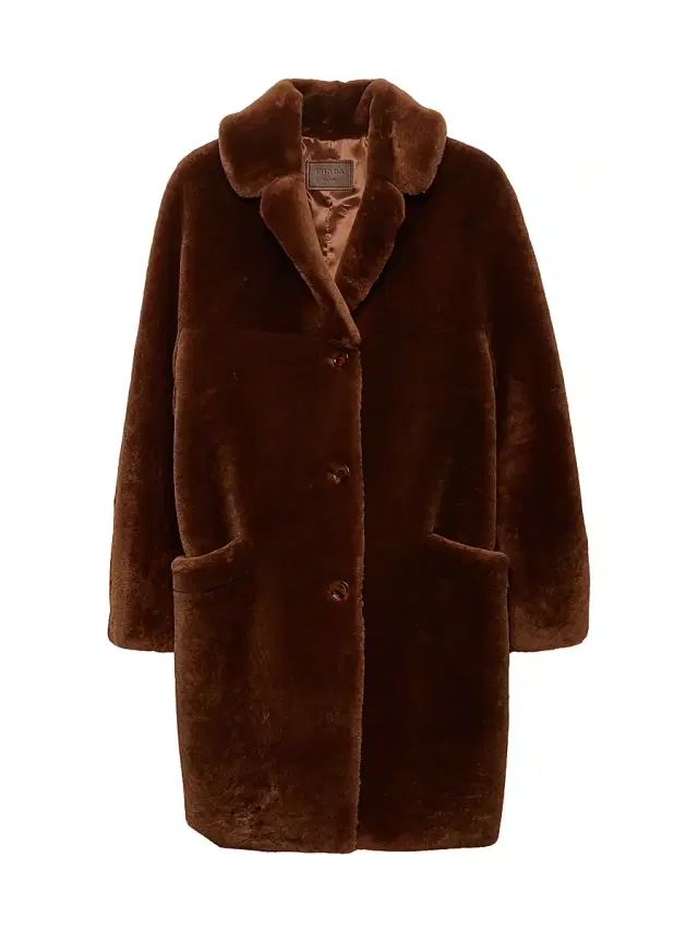 Women's Shearling Coat - Brown