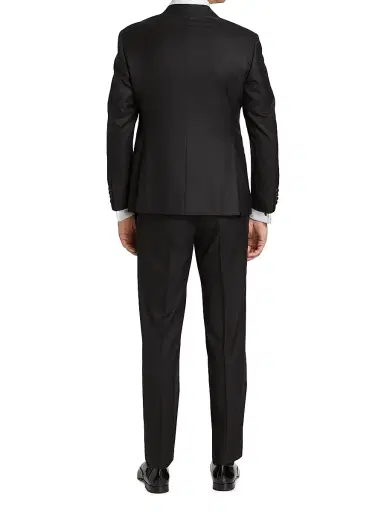Giorgio Armani Men's Wool 2-Piece Tuxedo | Thumbnail 5 Giorgio Armani Men's Wool 2-Piece Tuxedo | Thumbnail 5