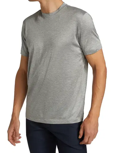 Giorgio Armani Men's Crewneck T-Shirt | Thumbnail 4 Giorgio Armani Men's Crewneck T-Shirt | Thumbnail 4
