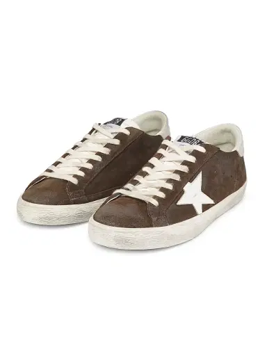 Golden Goose Men's Super-Star Classic Leather Sneakers - Brown White | Thumbnail 2