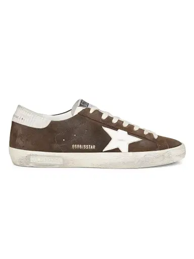 Golden Goose Men's Super-Star Classic Leather Sneakers - Brown White | Thumbnail 1