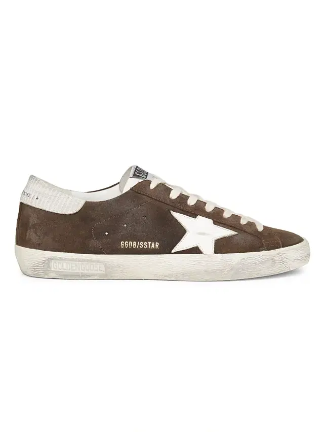 Men's Super-Star Classic Leather Sneakers - Brown White