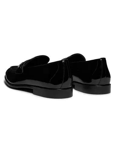 Ferragamo Men's Desio Patent Leather Loafers - Nero - Size 11 | Thumbnail 3 Ferragamo Men's Desio Patent Leather Loafers - Nero - Size 11 | Thumbnail 3