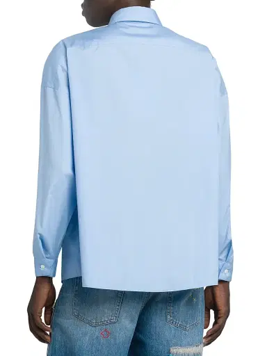 Marni Men's Logo Poplin Button-Up Shirt | Thumbnail 5