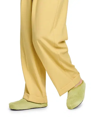 Marni Men's Fussbett Sabot Mules - Lime | Thumbnail 2 Marni Men's Fussbett Sabot Mules - Lime | Thumbnail 2