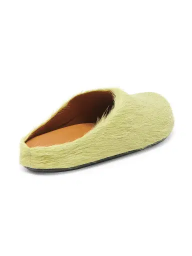 Marni Men's Fussbett Sabot Mules - Lime | Thumbnail 4 Marni Men's Fussbett Sabot Mules - Lime | Thumbnail 4