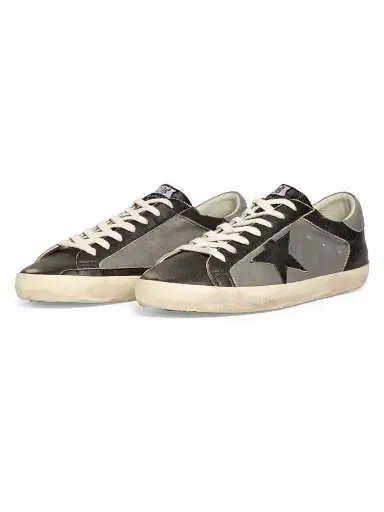 Golden Goose Men's Super Star Leather Sneakers | Thumbnail 2 Golden Goose Men's Super Star Leather Sneakers | Thumbnail 2