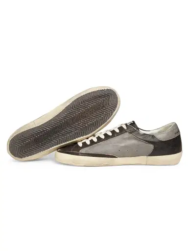 Golden Goose Men's Super Star Leather Sneakers | Thumbnail 6 Golden Goose Men's Super Star Leather Sneakers | Thumbnail 6