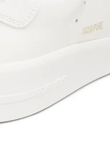 Golden Goose Men's Pure New Leather Sneakers - Optic White | Thumbnail 5 Golden Goose Men's Pure New Leather Sneakers - Optic White | Thumbnail 5