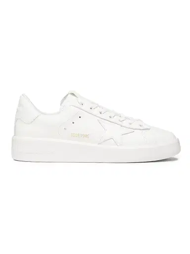 Golden Goose Men's Pure New Leather Sneakers - Optic White | Thumbnail 1 Golden Goose Men's Pure New Leather Sneakers - Optic White | Thumbnail 1