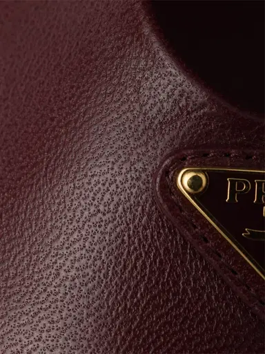 Prada Women's Nappa Leather Ballerinas - Dark Red - Size 11.5 | Thumbnail 5