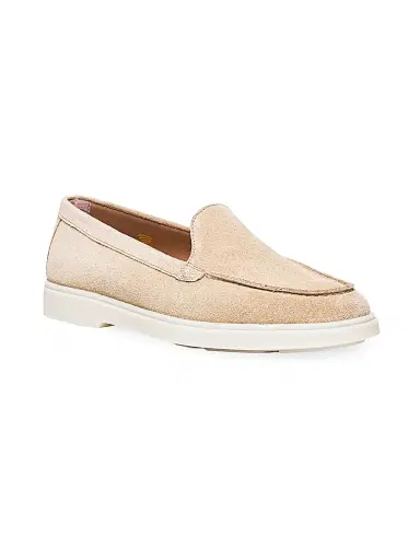Santoni Women's Yaltamoc Suede Loafers | Thumbnail 2 Santoni Women's Yaltamoc Suede Loafers | Thumbnail 2