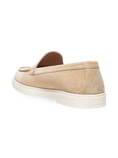 Santoni Women's Yaltamoc Suede Loafers | Thumbnail 3 Santoni Women's Yaltamoc Suede Loafers | Thumbnail 3