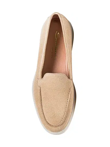 Santoni Women's Yaltamoc Suede Loafers | Thumbnail 5 Santoni Women's Yaltamoc Suede Loafers | Thumbnail 5