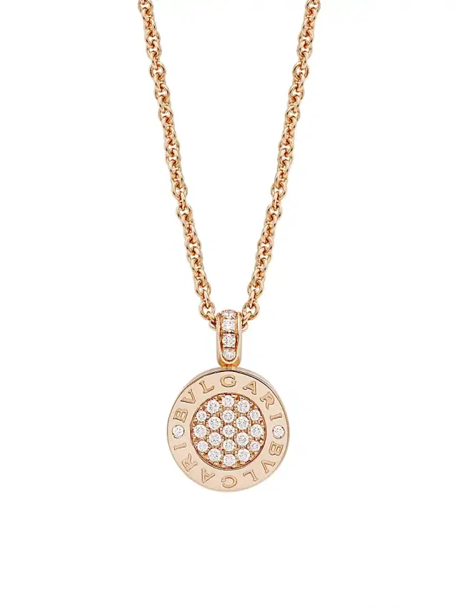 Women's Classic 18K Rose Gold, Jade & Diamond Pendant Necklace - Rose Gold