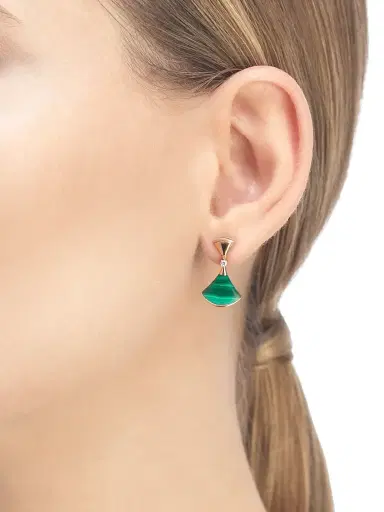 BVLGARI Women's Divas' Dream 18K Rose Gold, Malachite & Diamond Earrings - Rose Gold | Thumbnail 2 BVLGARI Women's Divas' Dream 18K Rose Gold, Malachite & Diamond Earrings - Rose Gold | Thumbnail 2