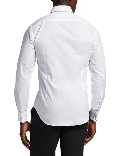 Giorgio Armani Men's Tuxedo Shirt - Fancy White - Size 17 | Thumbnail 5 Giorgio Armani Men's Tuxedo Shirt - Fancy White - Size 17 | Thumbnail 5