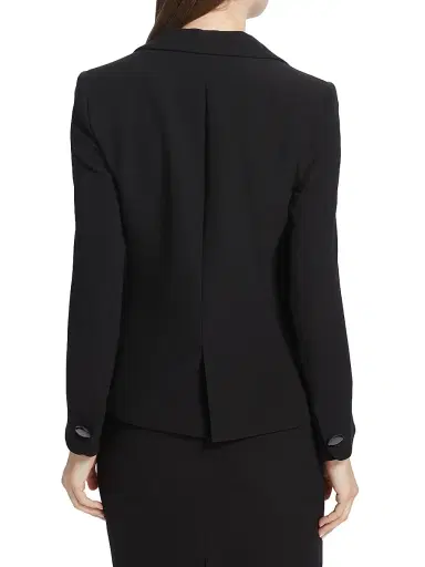 Giorgio Armani Women's Silk Button-Front Blazer | Thumbnail 5 Giorgio Armani Women's Silk Button-Front Blazer | Thumbnail 5