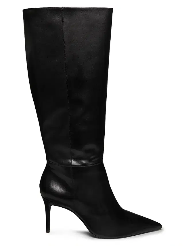 Schutz Women's Mikki 90MM Leather Boots - Black