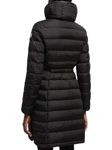 Moncler Women's Flammette Fitted Long Down Coat - Black - Size XXL | Thumbnail 3 Moncler Women's Flammette Fitted Long Down Coat - Black - Size XXL | Thumbnail 3