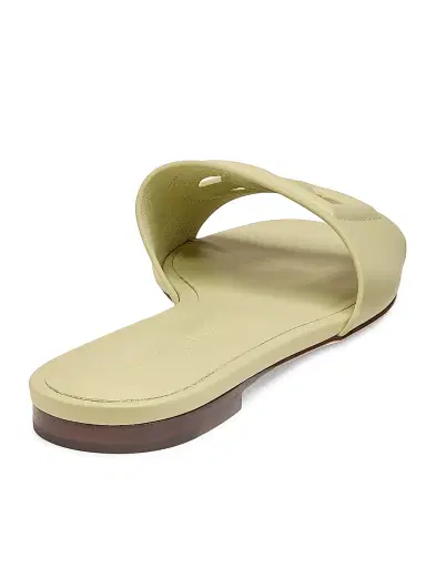 Dolce & Gabbana Women's DG Interlocked Leather Sandals - Salvia - Size 11.5 | Thumbnail 3 Dolce & Gabbana Women's DG Interlocked Leather Sandals - Salvia - Size 11.5 | Thumbnail 3