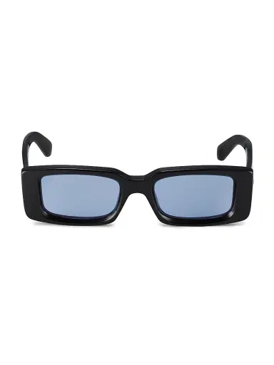 Off-White Men's Arthur 50MM Rectangular Sunglasses - Black Light Blue | Thumbnail 2 Off-White Men's Arthur 50MM Rectangular Sunglasses - Black Light Blue | Thumbnail 2