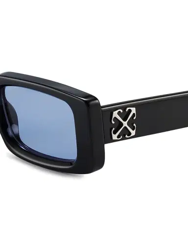 Off-White Men's Arthur 50MM Rectangular Sunglasses - Black Light Blue | Thumbnail 3 Off-White Men's Arthur 50MM Rectangular Sunglasses - Black Light Blue | Thumbnail 3