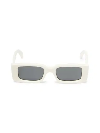 Off-White Men's Arthur 50MM Rectangular Sunglasses - Black Light Blue | Thumbnail 7 Off-White Men's Arthur 50MM Rectangular Sunglasses - Black Light Blue | Thumbnail 7