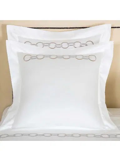 Frette Links Embroidery 300 Thread Count Sham | Thumbnail 2